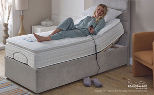 Gel-Flex Pillowtop Electric Adjustable Bed Set