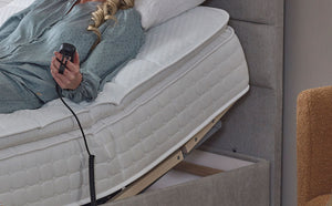 Gel-Flex Pillowtop Electric Adjustable Bed Set